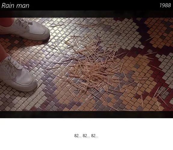 Vignette : Rain man